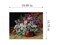 Needlepoint canvas for halfstitch without yarn after Friedrich Meyer Rubritius - Still Life with Flowers 3589M